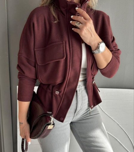 جاكيت صوف تقيل