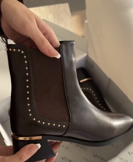 حذاء شتوي Lace -up ankle boots