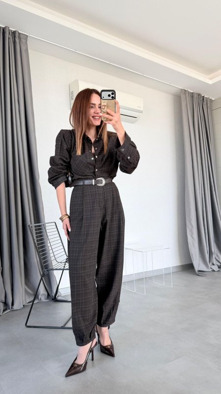 Formal Plaid Elegance