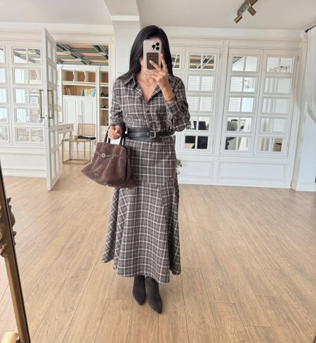 Soft Squares dress 👗