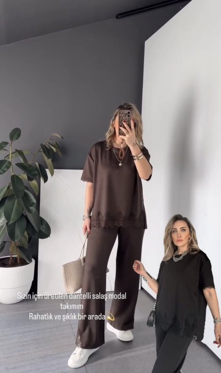 طقم صيفي دانتيل