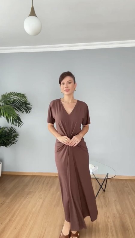 فستان صيفي مع كسرات