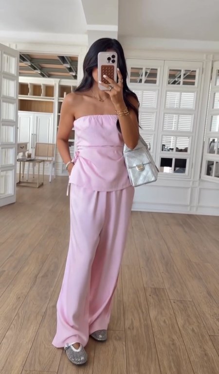 طقم فيست مع زمة ع الجناب بالخصر  