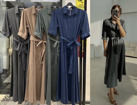 فستان صيفي عملي انيق 🌸