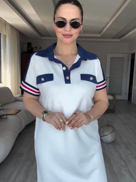 فستان قطن عملي