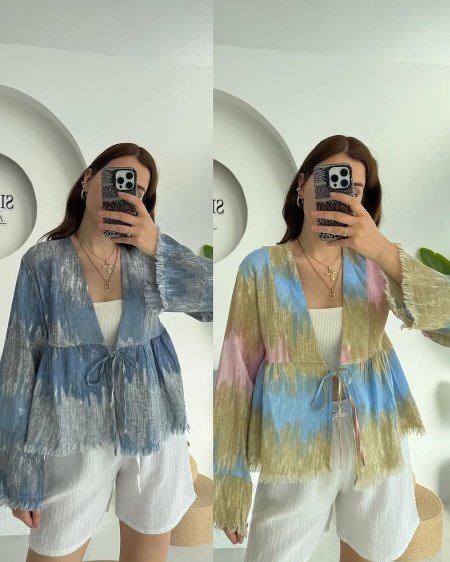 بلوزه ملونه ناعمه