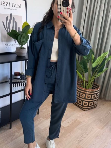 طقم صيفي انيق 💙 مع 681