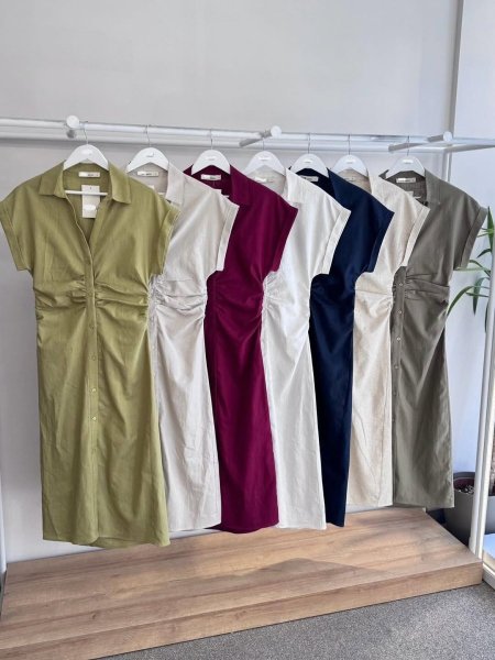 فستان صفة مع زمة ع الخصر