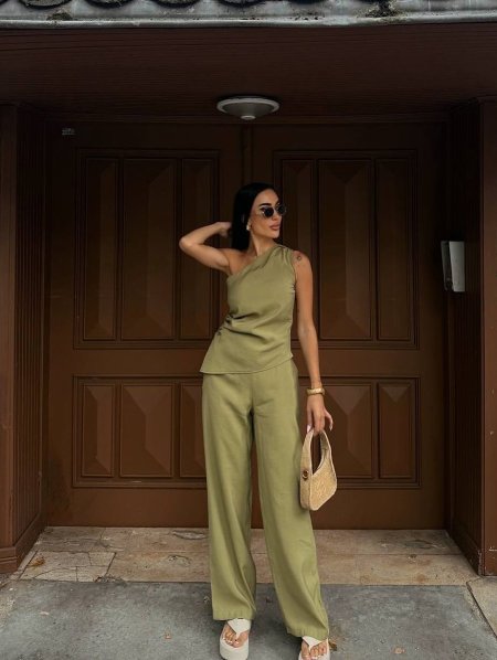 طقم ڤيست off shoulder 