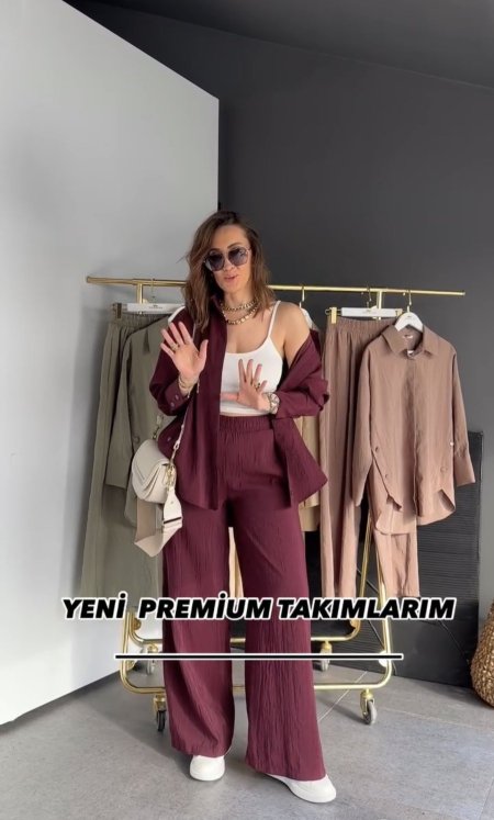 طقم صيفي انيق بازرار جانبية