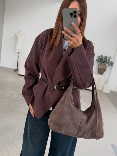 جاكيت شموا مفتوح – أنيق وناعم