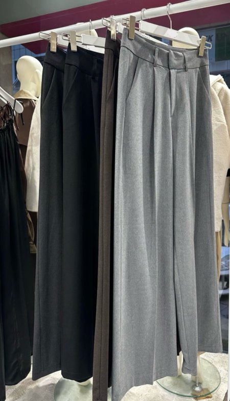 بنطلون اجر وسيعة شتوي دافء